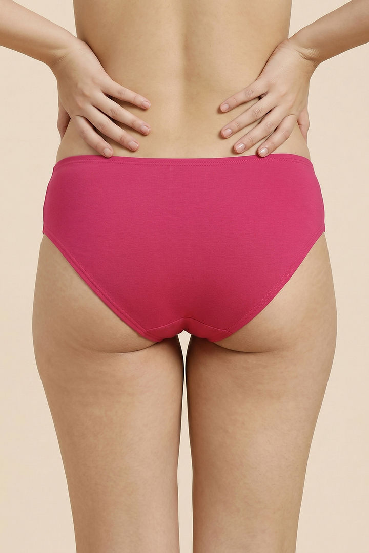 Zivame Anti-Microbial Low Rise Full Coverage Hipster Panty (Pack of 3) - Multicolor — image 4